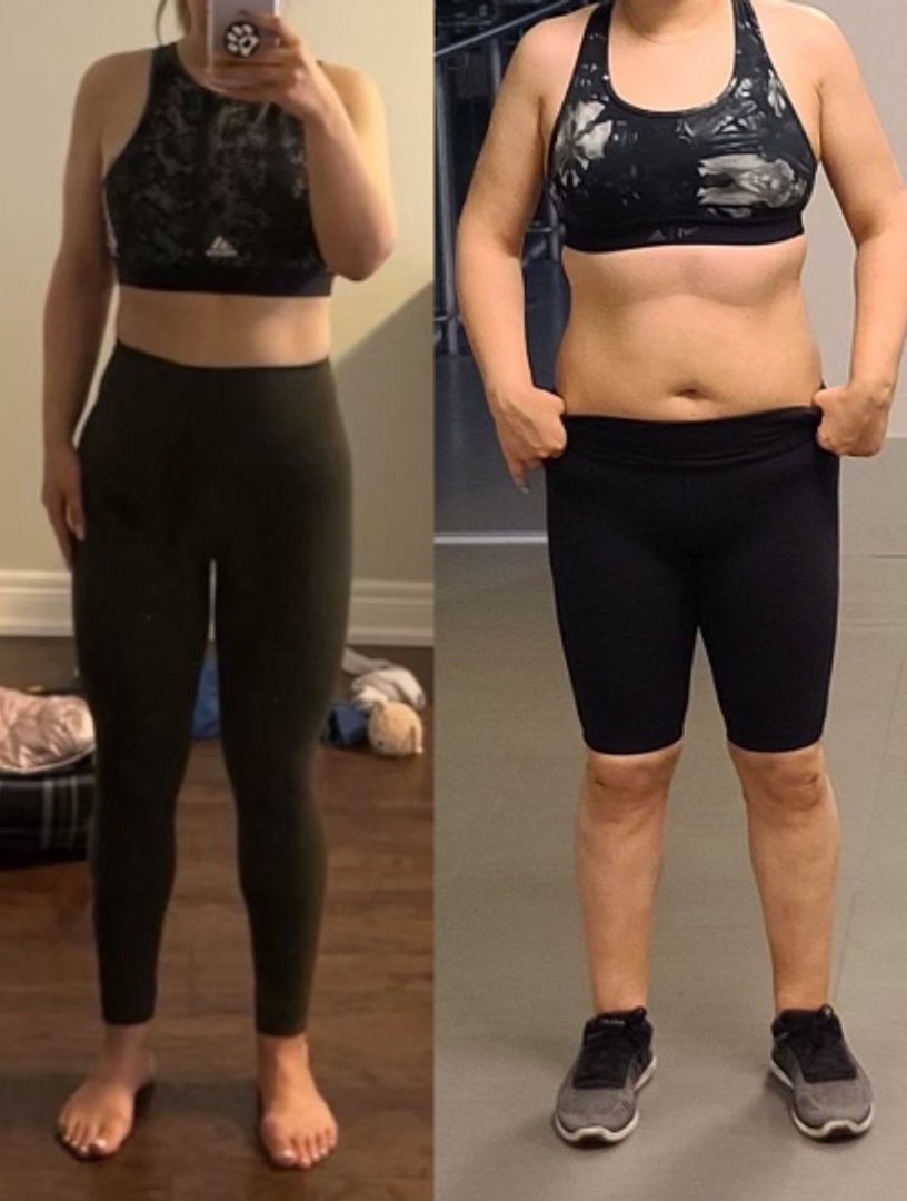 Client Brian's before and after
        transformation