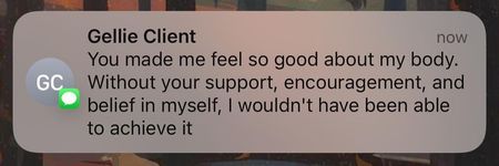 Matt Kennedy Personal Training testimonial from
        Gellie
